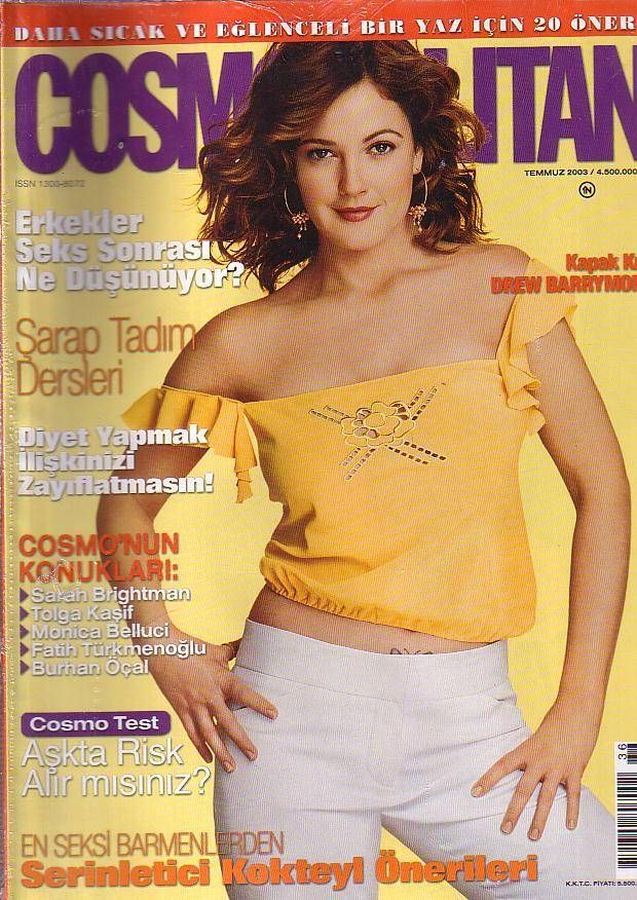 COSMOPOLITAN TURKEY magazine side cover  July 2003