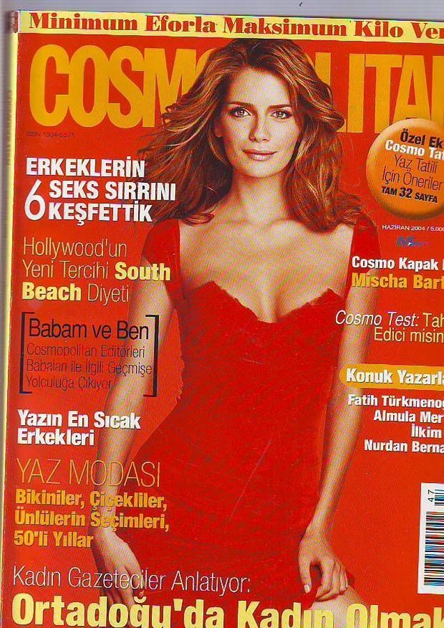COSMOPOLITAN TURKEY magazine side cover  June 2004