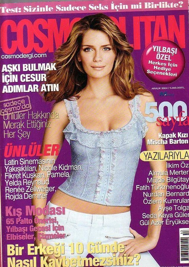 COSMOPOLITAN TURKEY magazine side cover  December 2004