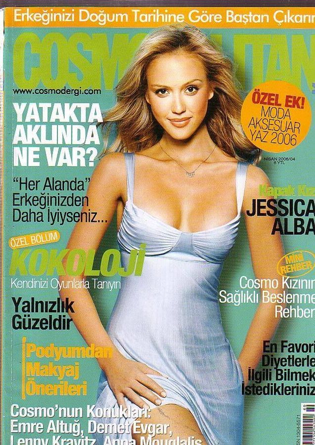COSMOPOLITAN TURKEY magazine side cover  April 2006