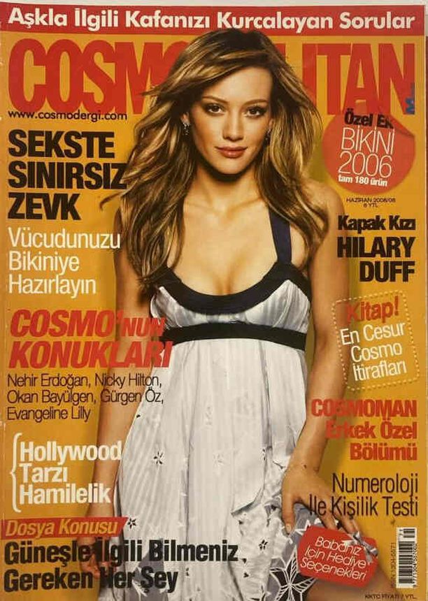 COSMOPOLITAN TURKEY magazine side cover  June 2006