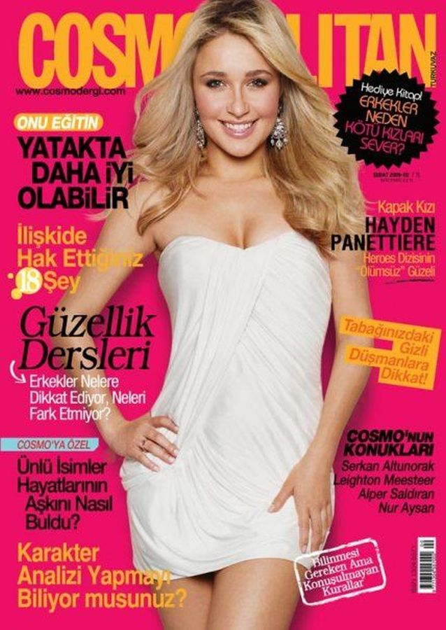 COSMOPOLITAN TURKEY magazine side cover  February 2009