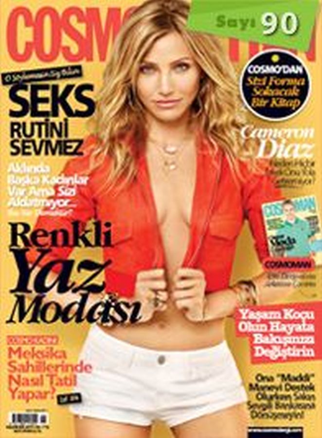 COSMOPOLITAN TURKEY magazine side cover  June 2011