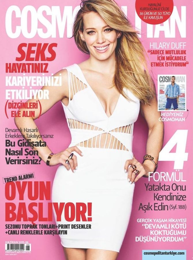 COSMOPOLITAN TURKEY magazine side cover  June 2015