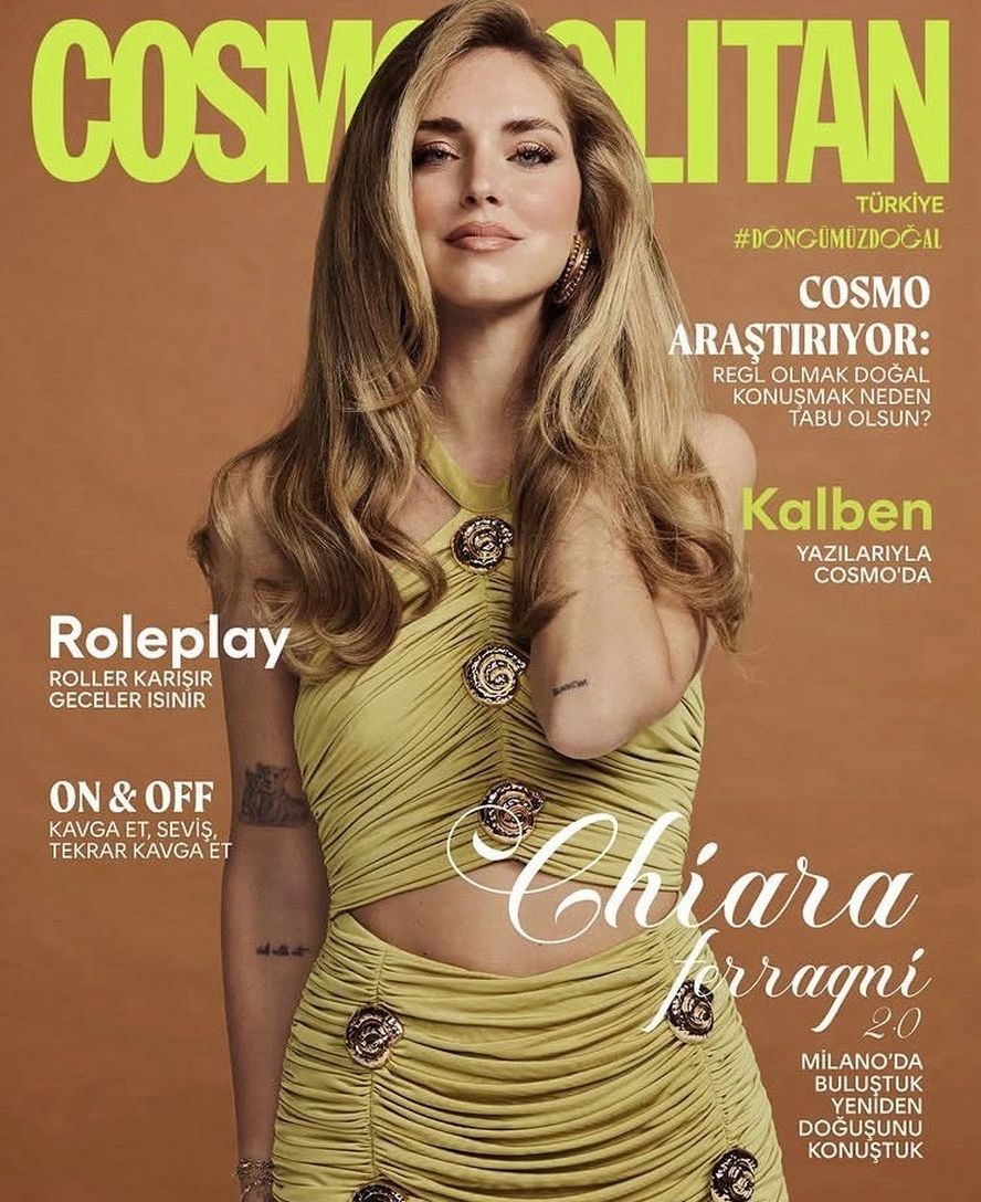 COSMOPOLITAN TURKEY magazine side cover  June 2025