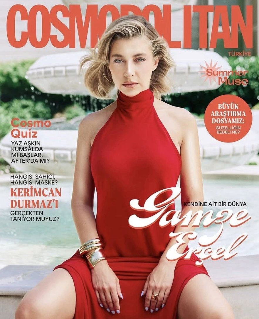 COSMOPOLITAN TURKEY magazine side cover Summer 2025