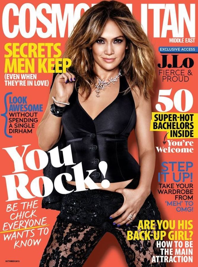 COSMOPOLITAN UNITED ARAB EMIRATES magazine side cover  October 2013