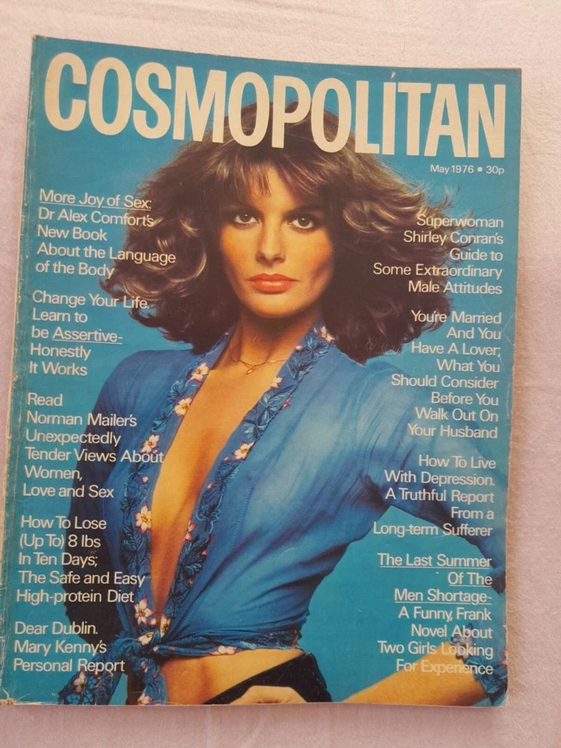COSMOPOLITAN UK magazine side cover  May 1976