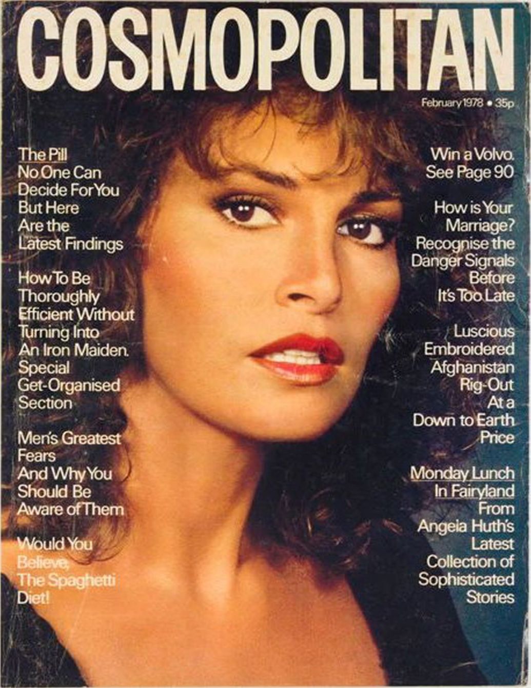 COSMOPOLITAN UK magazine side cover  February 1978
