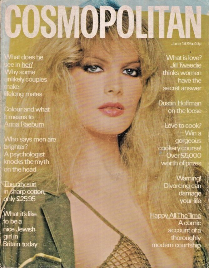 COSMOPOLITAN UK magazine side cover  June 1979
