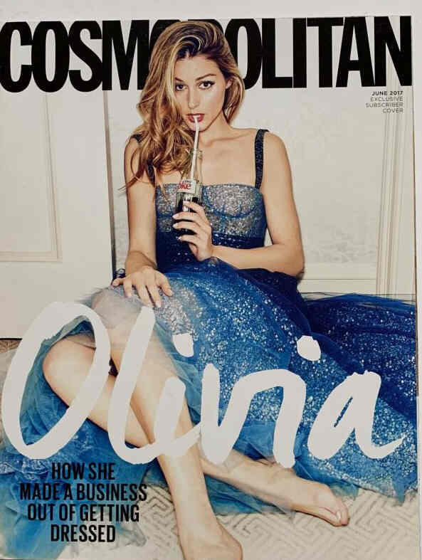 COSMOPOLITAN UK magazine side cover  June 2017