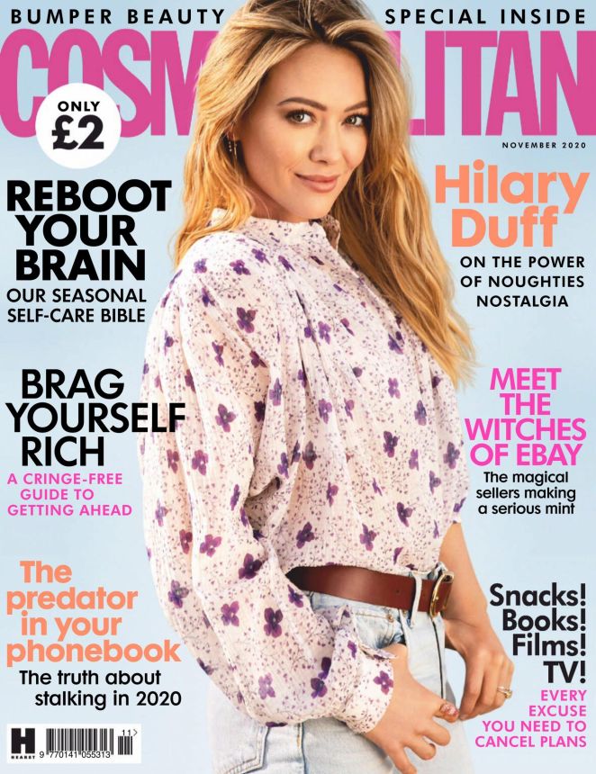 COSMOPOLITAN UK magazine side cover  November 2020