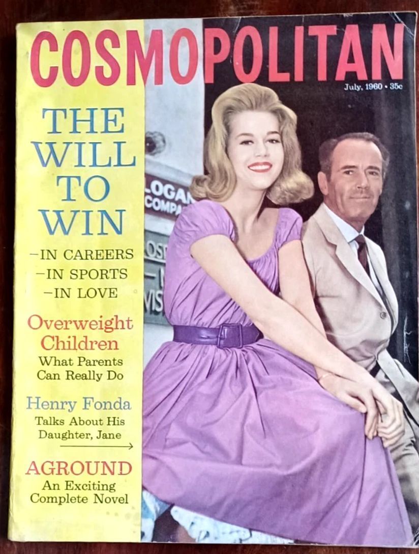 COSMOPOLITAN USA magazine side cover  July 1960