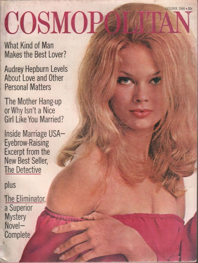 COSMOPOLITAN USA magazine side cover  October 1966