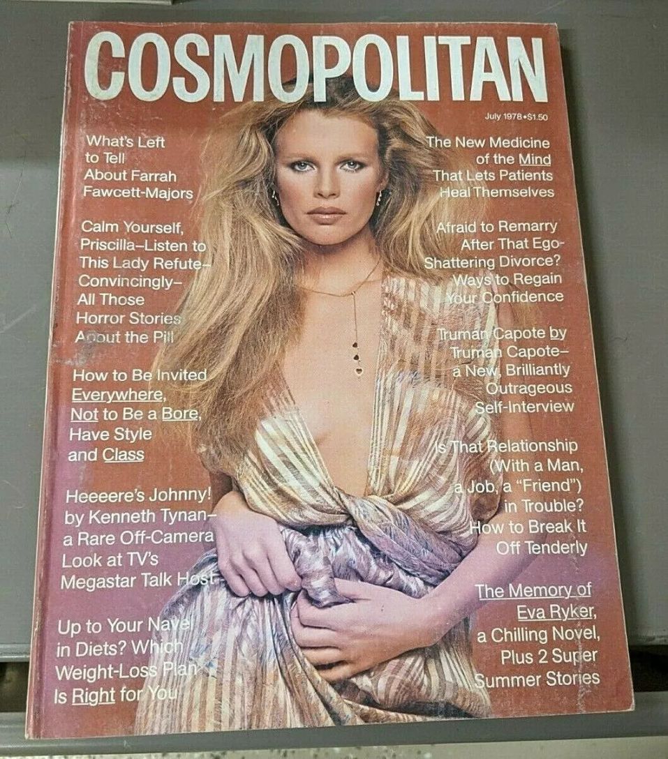 COSMOPOLITAN USA magazine side cover  July 1978