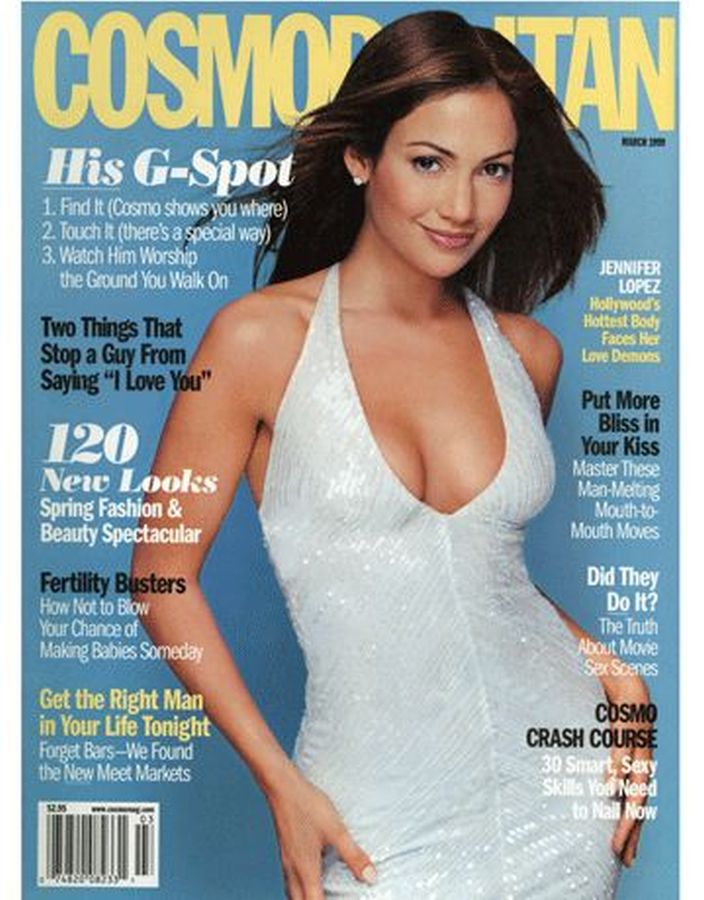 COSMOPOLITAN USA magazine side cover  March 1999