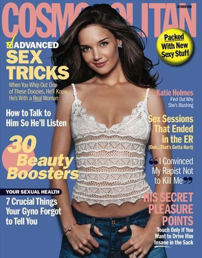 COSMOPOLITAN USA magazine side cover  October 2004