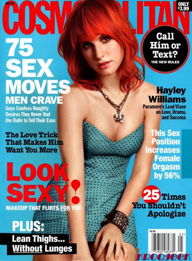 COSMOPOLITAN USA magazine side cover  May 2011