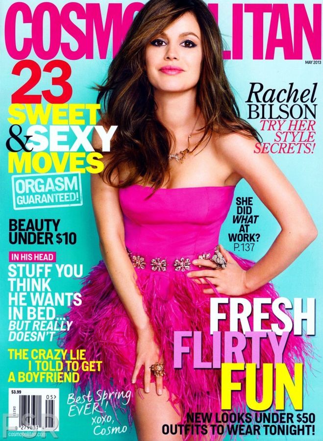 COSMOPOLITAN USA magazine side cover  May 2013