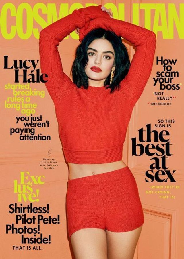 COSMOPOLITAN USA magazine side cover  March 2020