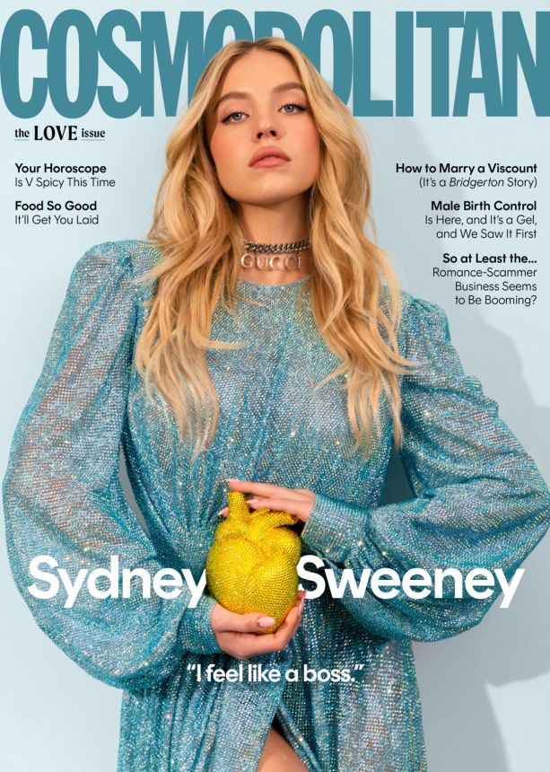 COSMOPOLITAN USA magazine side cover  February 2022