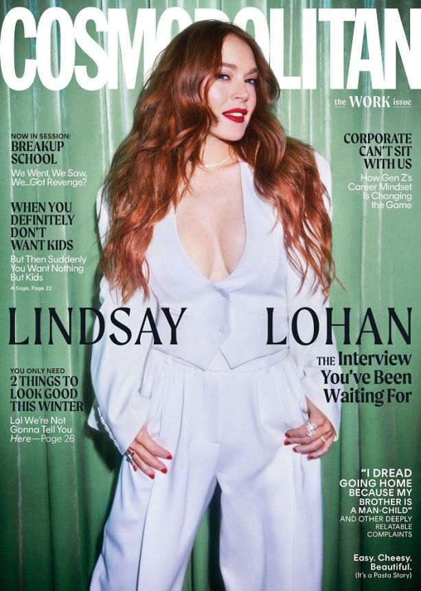 COSMOPOLITAN USA magazine side cover  December 2022