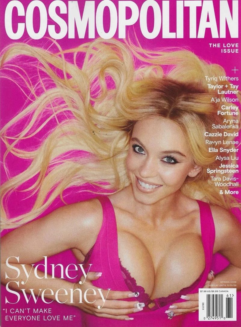 COSMOPOLITAN USA magazine side cover Spring 2026