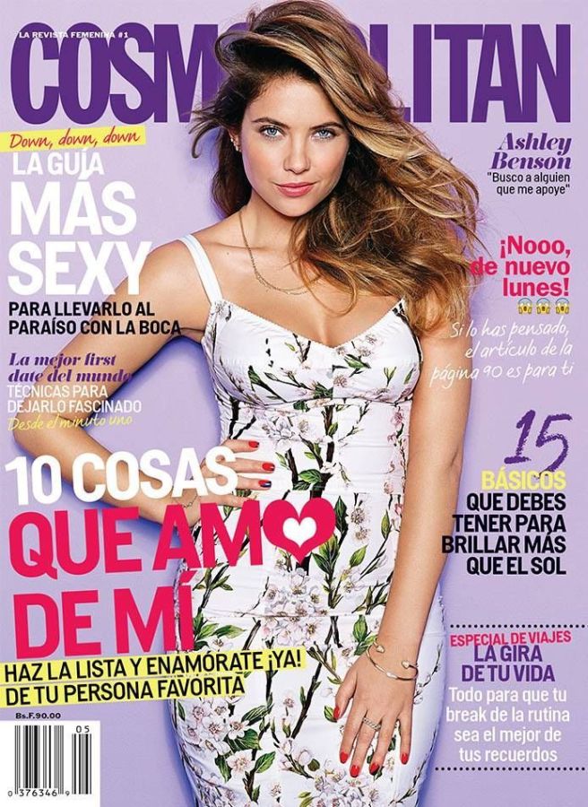 COSMOPOLITAN VENEZUELA magazine side cover  May 2014