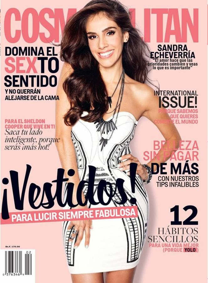 COSMOPOLITAN VENEZUELA magazine side cover  February 2015