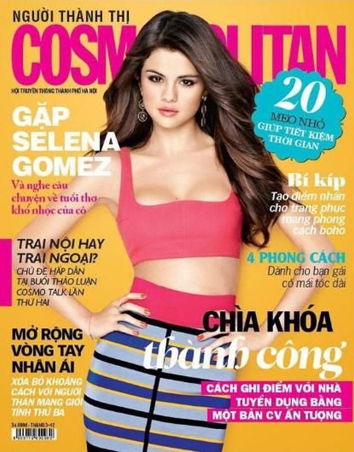 COSMOPOLITAN VIET NAM magazine side cover  March 2012