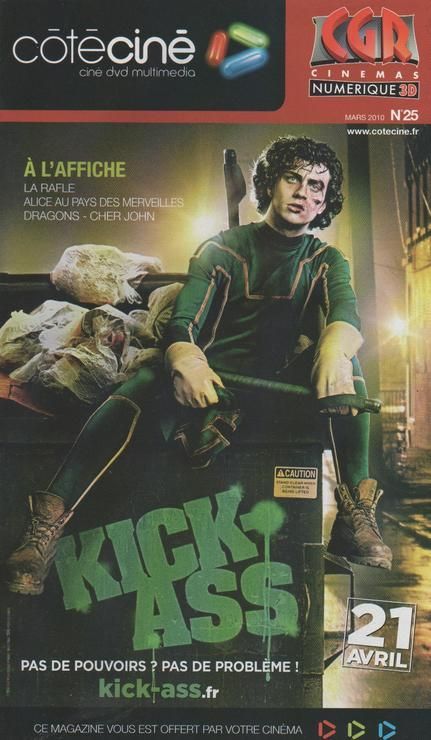 COTE CINE magazine side cover Issue 25 March 2010