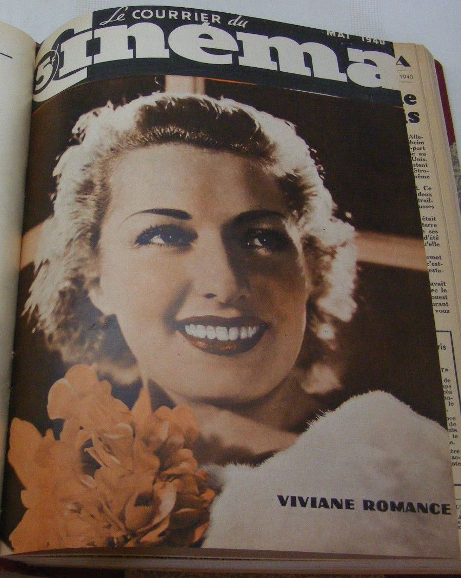 COURRIER DU CINEMA |LE magazine side cover May 1940