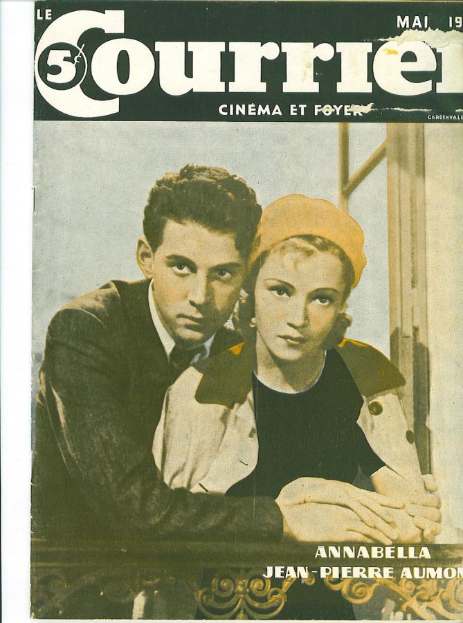 COURRIER DU CINEMA |LE magazine side cover May 1941