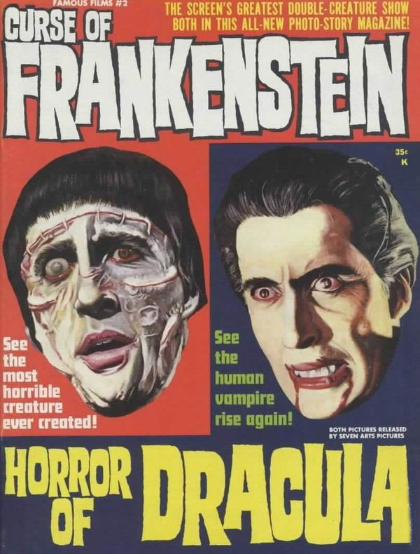 FAMOUS FILMS magazine side cover Issue 2  1964