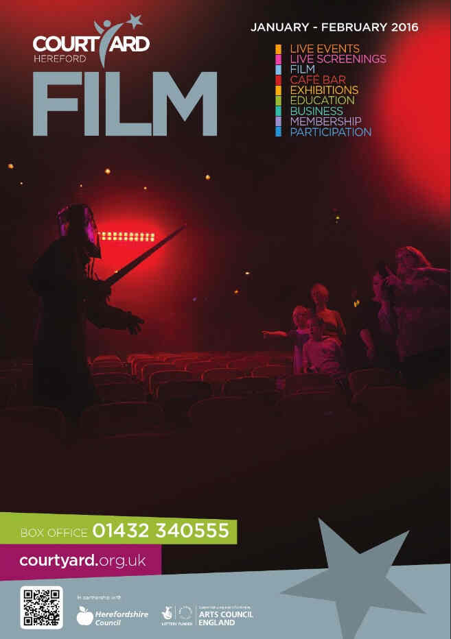 COURTYARD FILM GUIDE magazine side cover January/February 2016