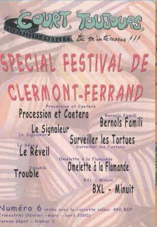 COURT TOUJOURS TU M INTERESSES magazine side cover Issue 6  February/April 2000