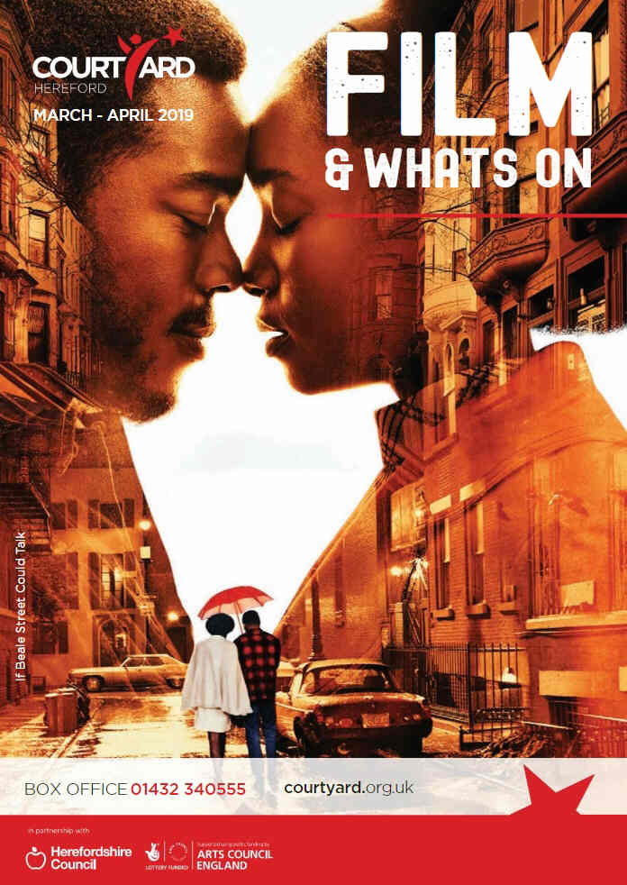 COURTYARD FILM GUIDE magazine side cover  March/April 2019