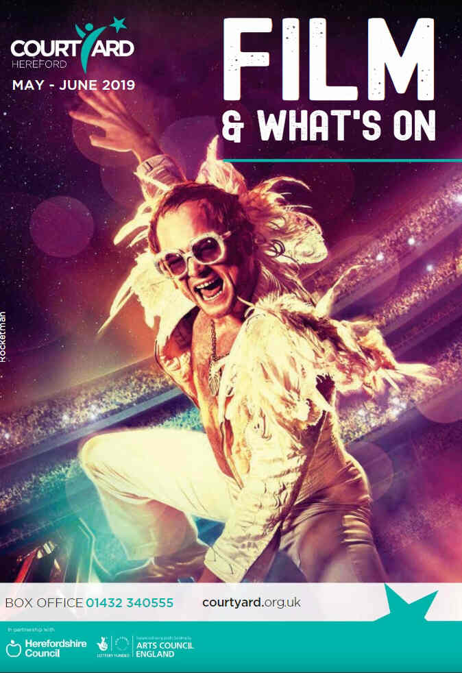 COURTYARD FILM GUIDE magazine side cover  May/June 2019