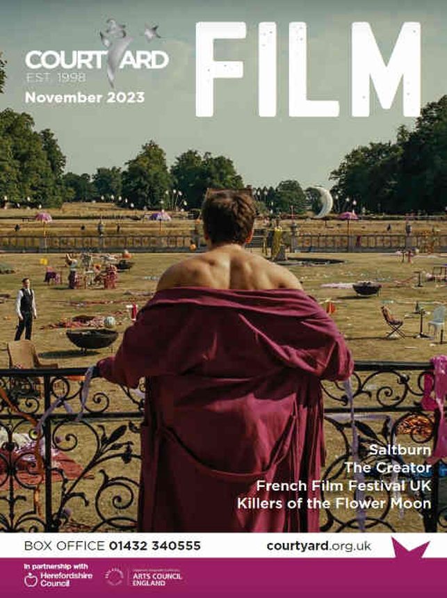 COURTYARD FILM GUIDE magazine side cover  November 2023