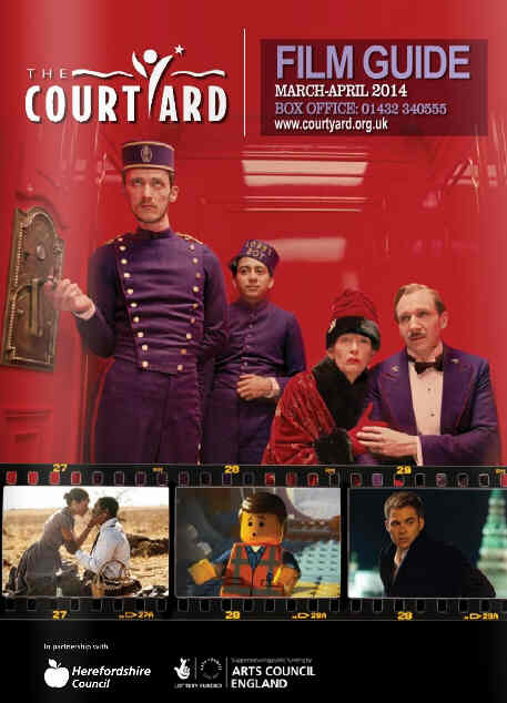 COURTYARD FILM GUIDE magazine side cover March/April 2014