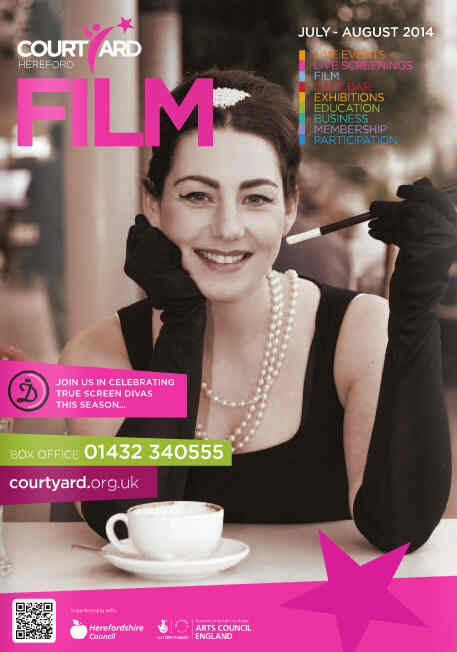 COURTYARD FILM GUIDE magazine side cover July/August 2014