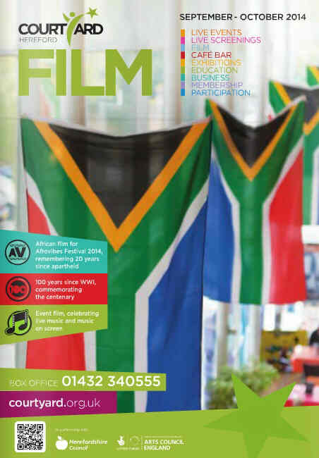 COURTYARD FILM GUIDE magazine side cover September/October 2014