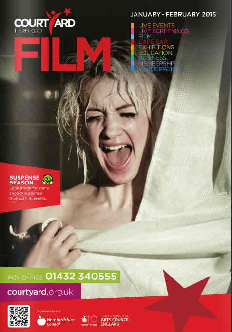 COURTYARD FILM GUIDE magazine side cover January/February 2015