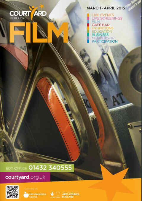 COURTYARD FILM GUIDE magazine side cover March/April 2015