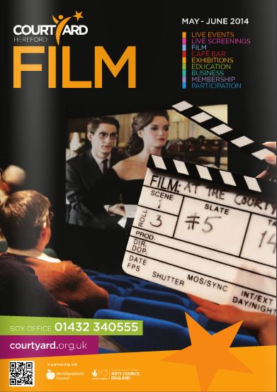 COURTYARD FILM GUIDE magazine side cover May/June 2014