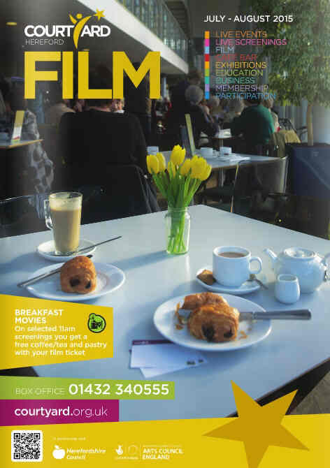 COURTYARD FILM GUIDE magazine side cover July/August 2015