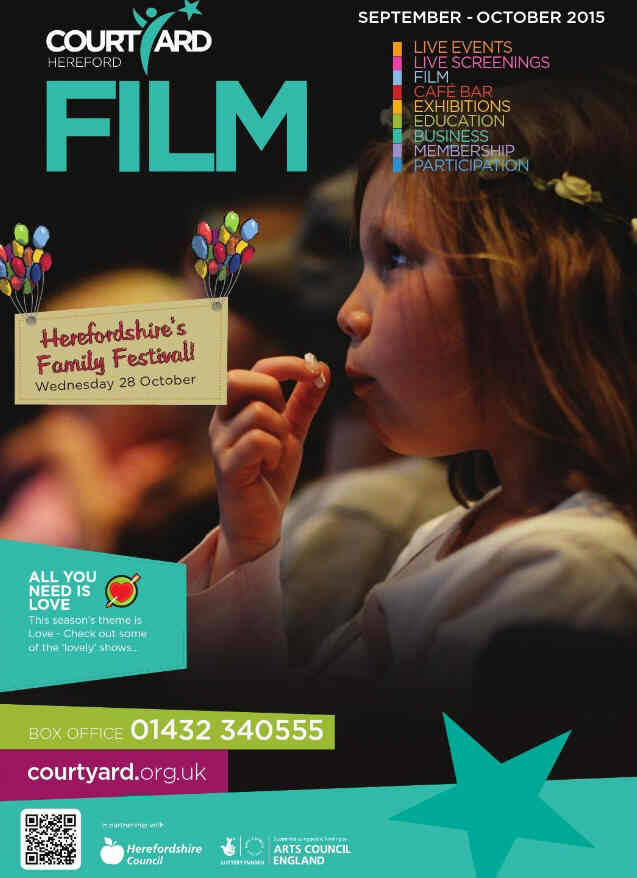 COURTYARD FILM GUIDE magazine side cover September/October 2015