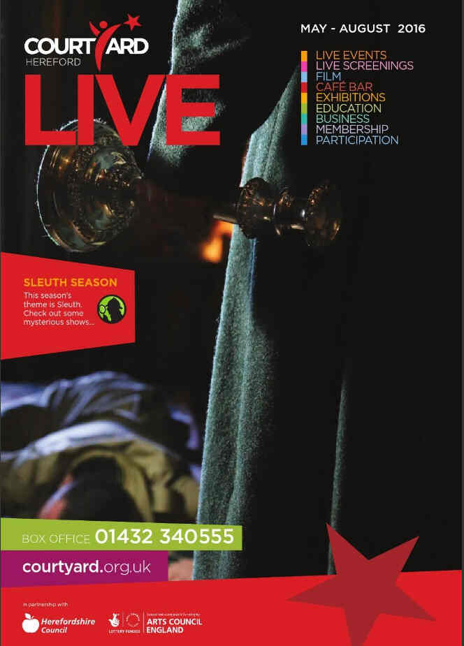 COURTYARD FILM GUIDE magazine side cover May/August 2016