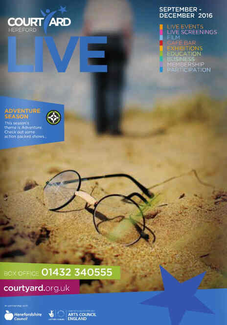 COURTYARD FILM GUIDE magazine side cover September/December 2016