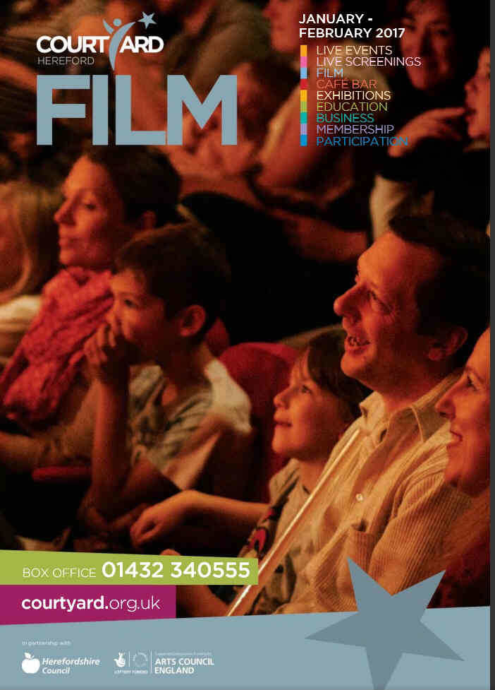 COURTYARD FILM GUIDE magazine side cover January/February 2017